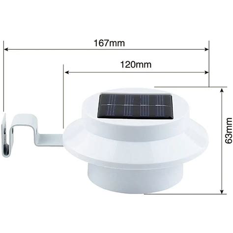 4-Pack: Outdoor Solar Gutter LED Lights – ToHitTheRoad