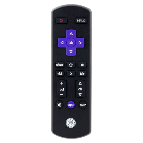 GE Roku TV Direct Replacement TV Remote Control in Black, 66814 - Walmart.com