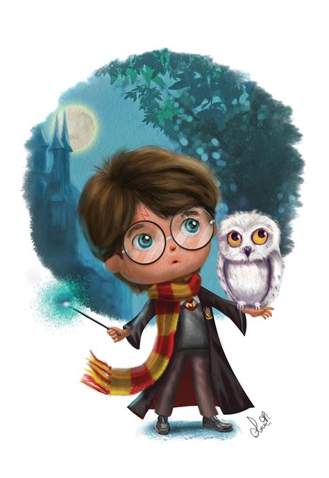 ArtStation - Harry Potter cartoon, Lucas F. Araújo | Harry potter cartoon, Harry potter artwork ...