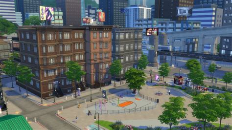 Sims 4 city living no background - arcadenet