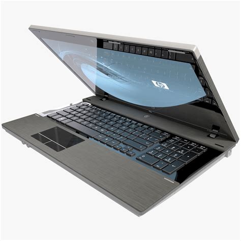 laptop hp probook 3d obj