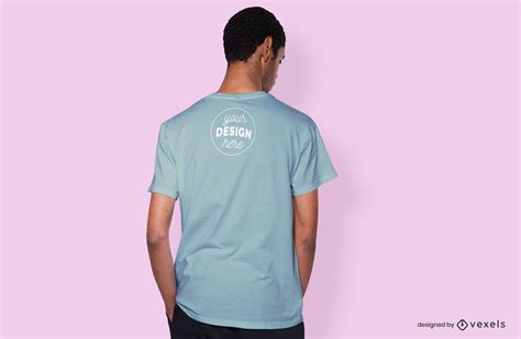 Back Model T-shirt Mockup - PSD Mockup Download