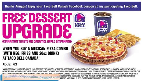 Printable Coupons 2023: Taco Bell Coupons