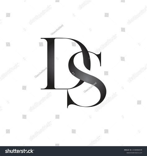 Ds Letter Logo Design Vector Stock Vector (Royalty Free) 2158486439 | Shutterstock