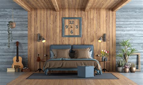 Wooden Wall Designs And Panels For Bedroom | Design Cafe