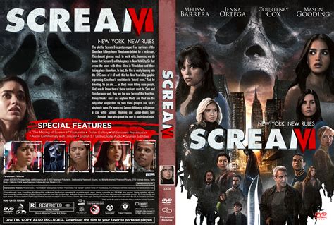 Scream 6 2023 1 Blu-ray and 1 DVD Cover Printable Covers Only - Etsy