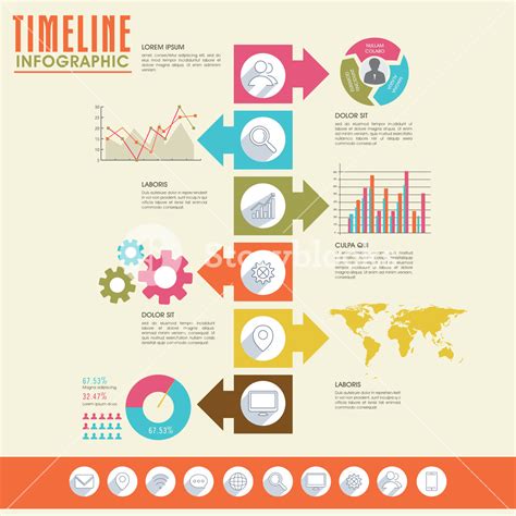 Creative timeline infographic template layout for your business or ...