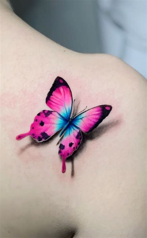 Realistic 3d Butterfly Tattoo | Mariposas para tatuar, Tatuaje a color, Hermosos tatuajes