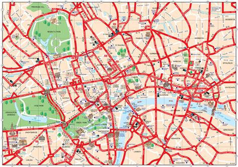 Tourist Map Of London Printable - Prudy Carlynne