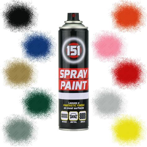 151 Car Spray Paint Aerosol Auto Primer Matt Gloss Metallic Clear Lacquer 250ml | eBay