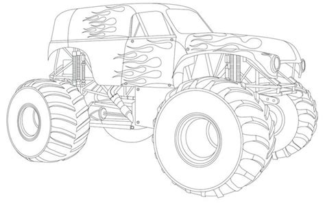 Free Printable Monster Truck Coloring Pages