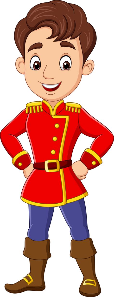 Cartoon young male wearing prince costume 7098425 Vector Art at Vecteezy