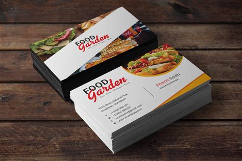 Food Business Card | Business Card Templates ~ Creative Market