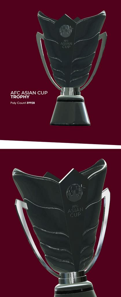 AFC Asian Cup Trophy 3D Model - Free Video Stocks And More