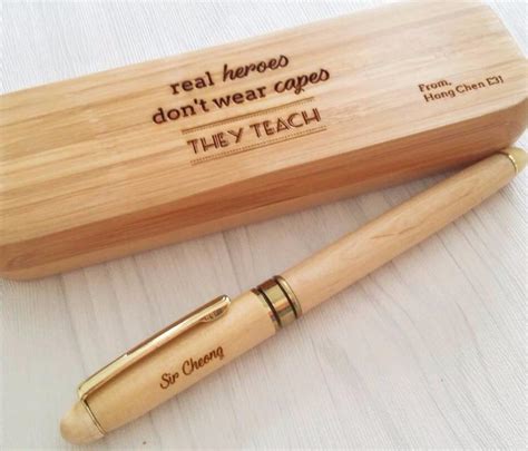 Personalized Wooden Pen Set | Giftr - Malaysia's Leading Online Gift Shop