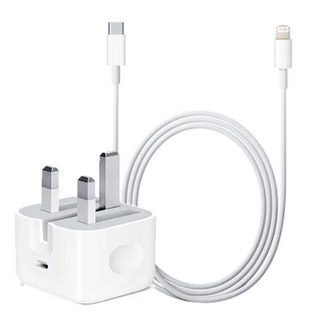 Official Apple 30W Fast Charger & 1m Cable Bundle - For iPhone 14 Plus