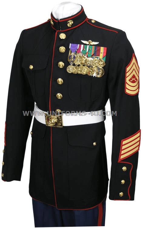 USMC MALE ENLISTED BLUE DRESS COAT