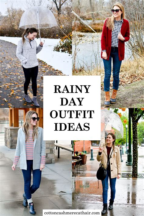 22 Rainy Day Outfit Ideas | Cotton Cashmere Cat Hair