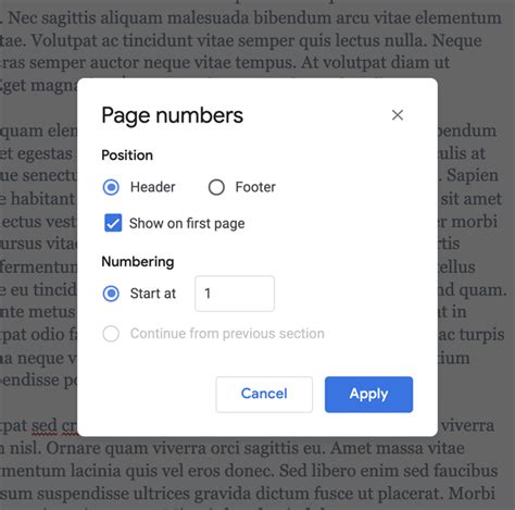 How to Add Page Numbers In Google Docs » App Authority