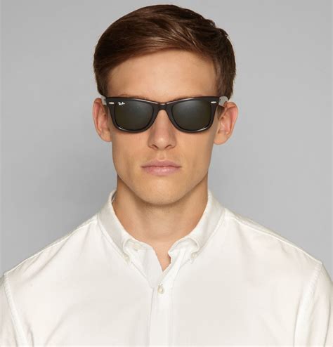 Ray-ban Clubmaster Acetate And Metal Sunglasses in Gold for Men (black) | Lyst