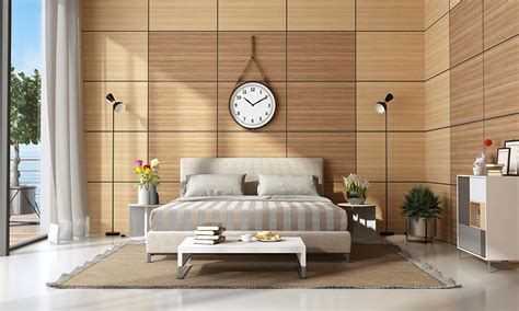 Wooden Wall Designs And Panels For Bedroom | Design Cafe