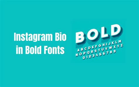 Best Instagram Bio in Bold Fonts | Bold and Custom Fonts for Instagram Bio