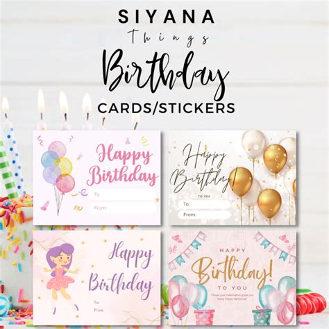 PART 1 Birthday Gift Card | Gift Cards | Birthday Cards or Stickers | Lazada PH