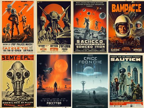 Vintage Sci Fi Movie Posters