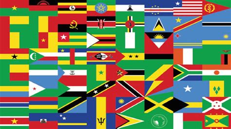 National Flags Of The Caribbean Islands