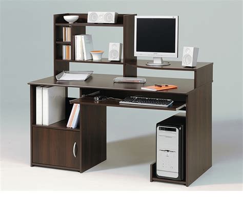 tall computer desk with storage - Review and photo