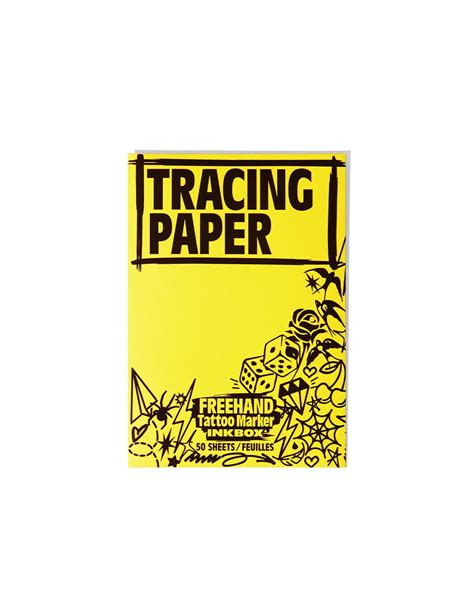 Tracing Paper Semi-Permanent Tattoo. Lasts 1-2 weeks. Painless and easy to apply. Organic ink ...