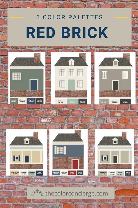 Best house paint colors with red brick – Artofit