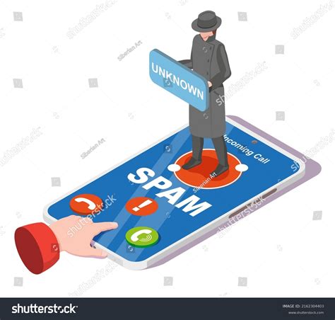 Spam Call Vector Phone Fraud Scam Stock Vector (Royalty Free) 2162304403 | Shutterstock