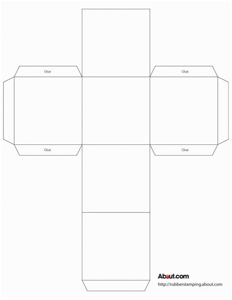 Printable Card Box Template - cekgajipegawai