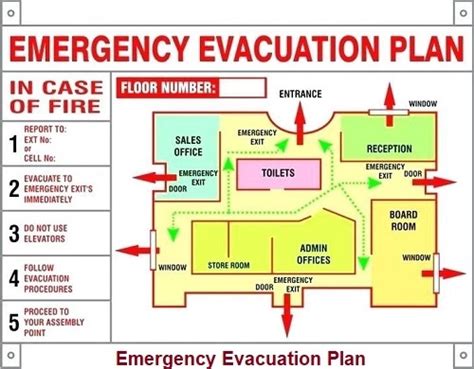 Free Emergency Evacuation Floor Plan Template | Viewfloor.co