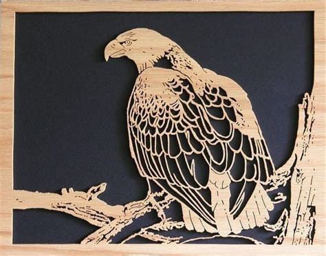 free laser engraving patterns Eagle Drawing Template - Free Vector