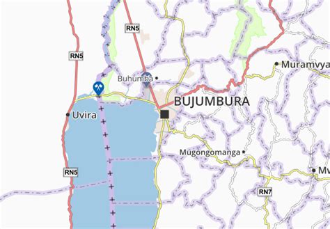 MICHELIN Bujumbura map - ViaMichelin