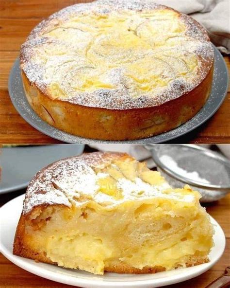 French Apple Custard Cake – Cooking Recipes