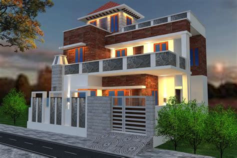 House Exterior - Free 3D Model by mm2endra