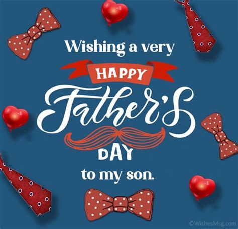 60+ Loving Father's Day Wishes and Messages For Your Son - WishesMsg