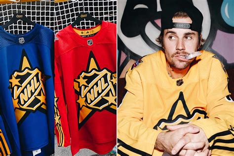 Justin Bieber's Drew House Collabs with Adidas on NHL All-Star Jerseys