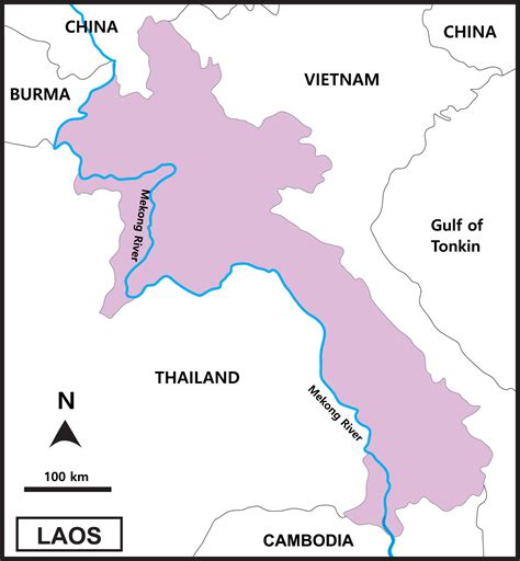 Lower Mekong Map