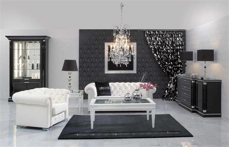 17 Fabulous Black & White Living Room Design Ideas