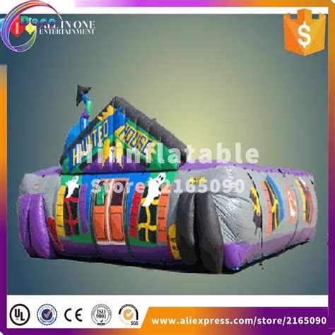 8*8*4m Halloween inflatable maze inflatable Haunted House Halloween Inflatable haunted Maze for ...