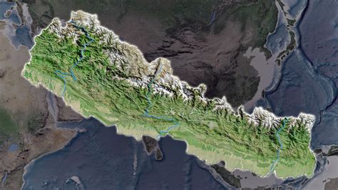 Physical Map Of Nepal Map Of Physical Nepal Southern Asia Asia | sexiezpix Web Porn