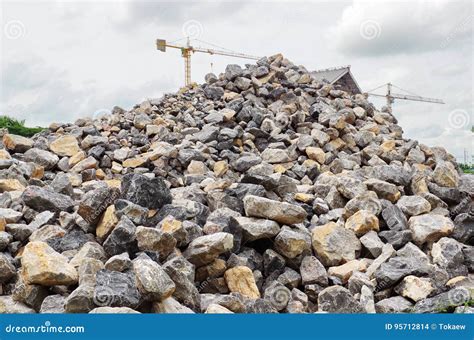 Granite Stone for Construction. Stock Photo - Image of recycled, granite: 95712814