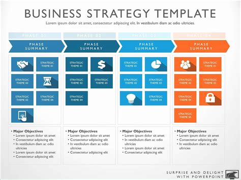 Business Strategy Template Powerpoint that will flawlessly fit your needs. The… | Strategic ...