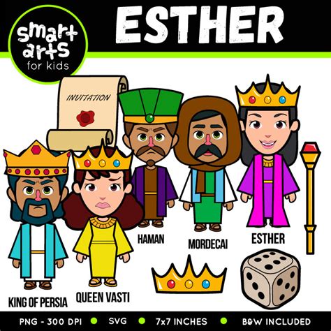 Queen Esther Clip Art For Kids