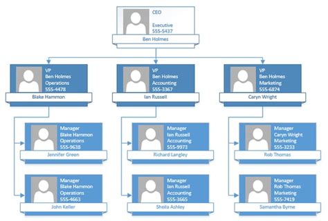 Visio Organization Chart Template