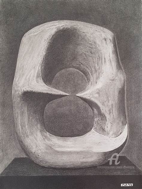 Oval With Points, Henry Moore., Drawing by Moa Dessins | Artmajeur